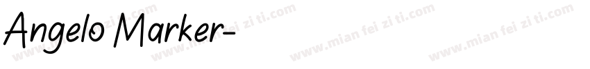 Angelo Marker字体转换